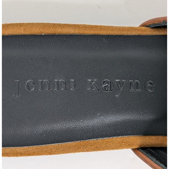 NWT Jenni Kayne Suede Mules Cognac Brown Pointed Toe Flats EU 38 - Picture 2 of 10